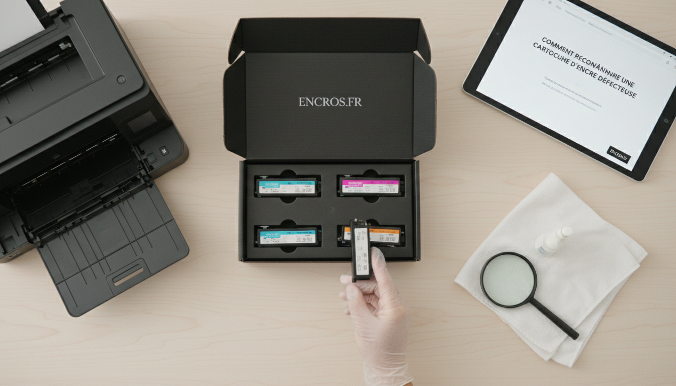 Etape visuelle 1 pour Comment reconnaître une cartouche d'encre défectueuse