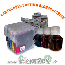 Utiliser une cartouche Brother LC1100 en Kit Infini