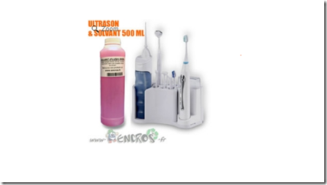 Encros présente sa Station de Nettoyage à Ultrasons ( et sa bouteille de Solvant de 500ML)