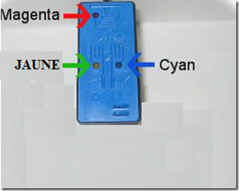 Comment recharger une cartouche d’encre Dell 810 couleur