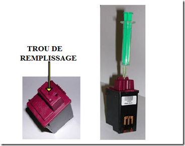 Comment recharger une cartouche d’encre Lexmark 13400HC