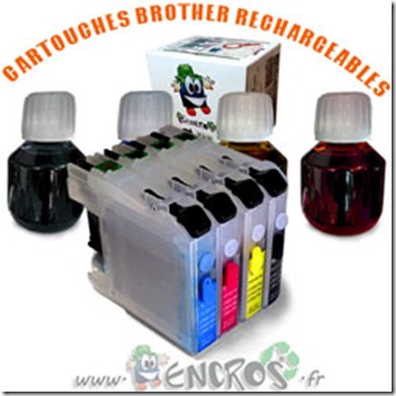 Les cartouches rechargeables LC125 Brother : imprimer sans se ruiner est bel et bien une réalité!