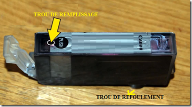 Comment recharger une cartouche d’encre Canon PGI-520