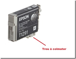 Trou à colmater