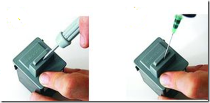 Comment recharger une cartouche Brother In700 noire