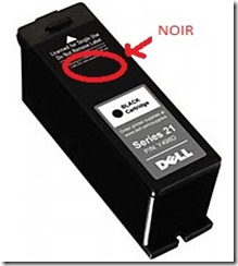 dell 21 noir