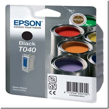 Comment recharger une cartouche Epson T040 Noire