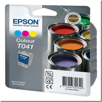 Comment recharger une cartouche Epson T041 couleur