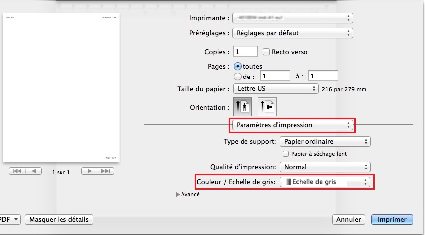 Imprimer en noir et blanc ou échelle de gris, que choisir ?