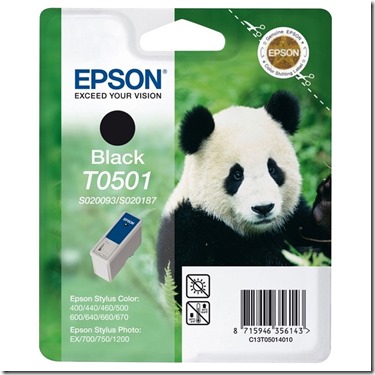Comment recharger une cartouche d’encre Epson T0501
