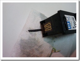 trace verification encre hp350