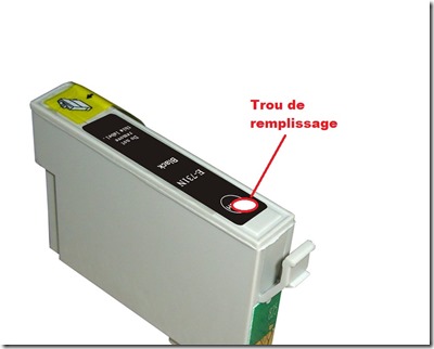 trou de remplissage